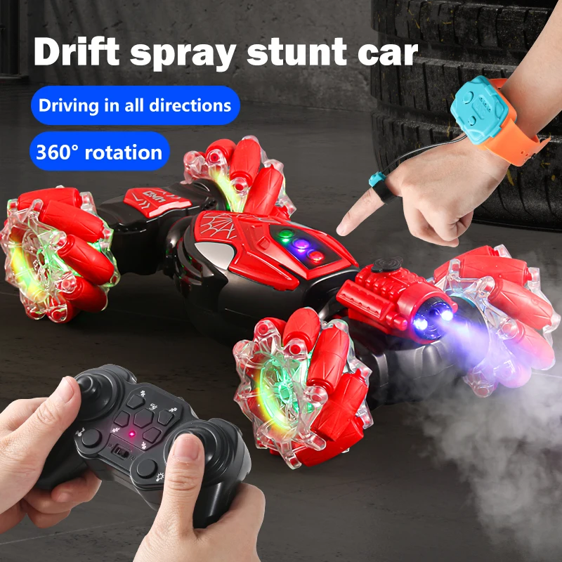 Remote Control Cars with Lights&Quick Hand Control 2.4GHz 4WD Gesture ...