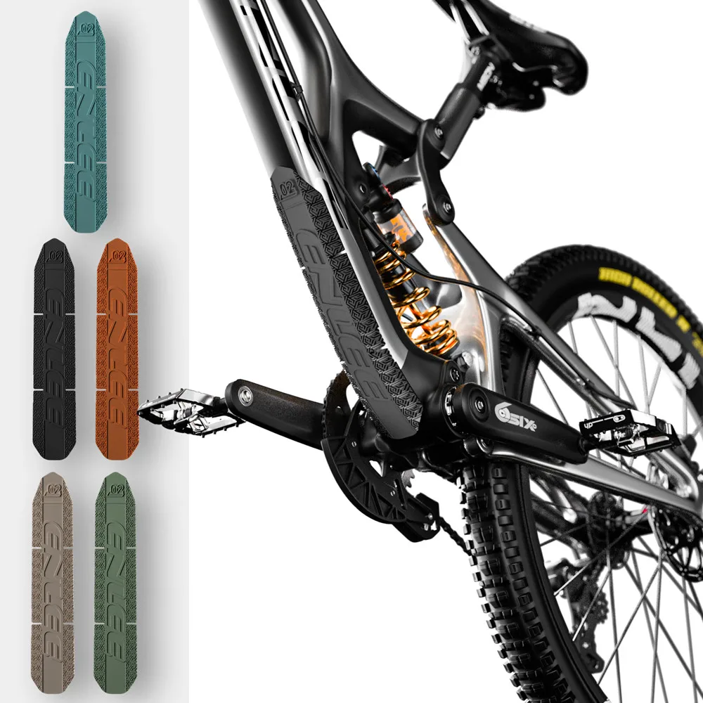 ENLEE Silicone Bike Frame Protector Bicycle Frame bottom Pad Scratch-Resistant MTB Road Frame Cover Accessories