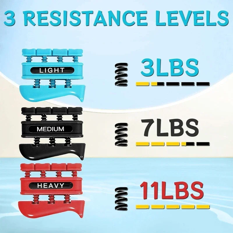 Finger Strengthener Finger Exerciser Forearm Hand Strengthener Hand Grip Workout Equipment Musician Rock Climbing Finger Trainer