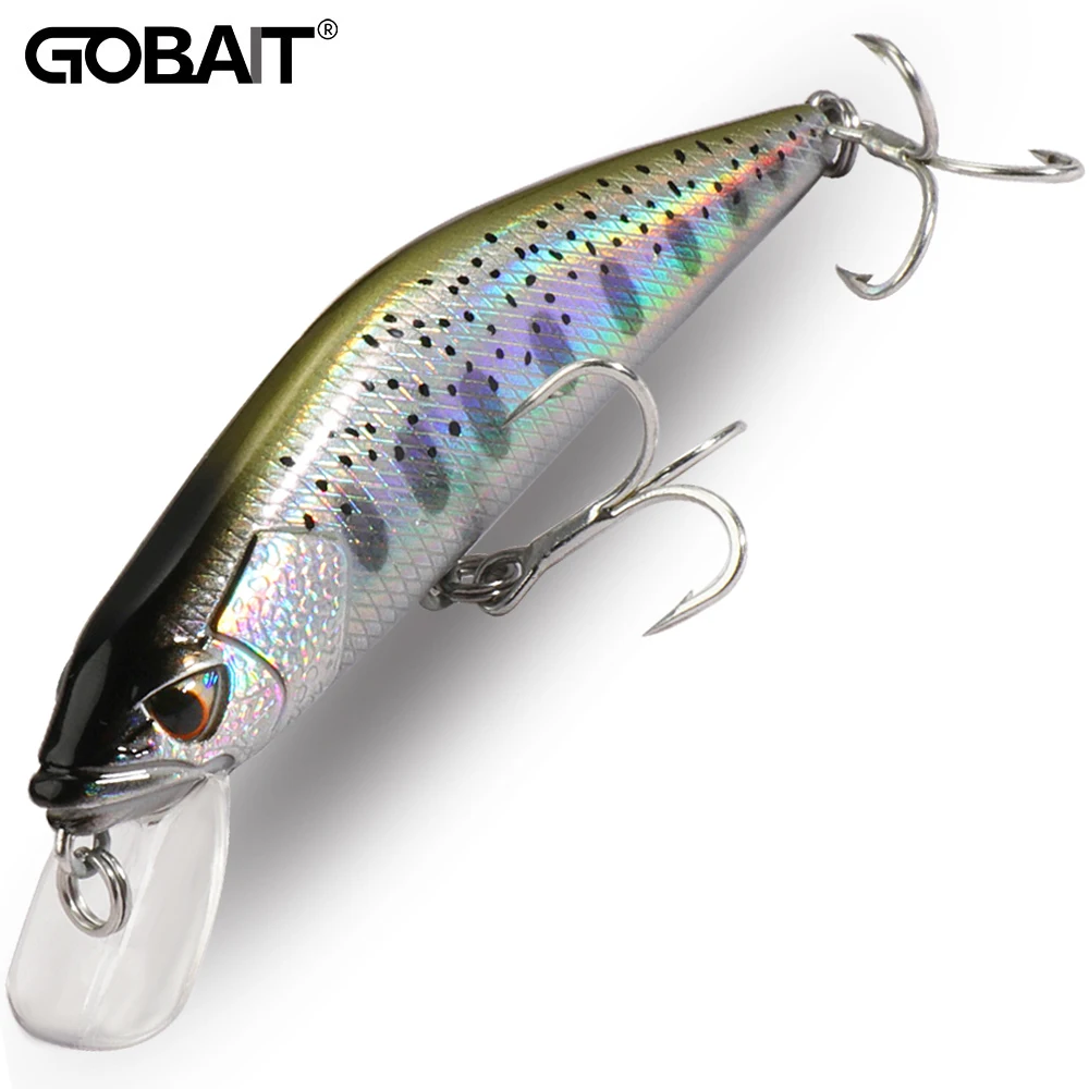 GOBAIT Sinking Minnow 16g 9cm Wobbler Popper Pesca Swimbait Guss Silikon Köder Tackle Hecht Haken Karpfen Meer Angeln Köder Jerkbait