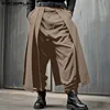 INCERUN 2024 Korean Style New Men's Trousers Pleated Layered Design Pantalons Casual Fashionable Loose Wide Leg Long Pants S-5XL 4