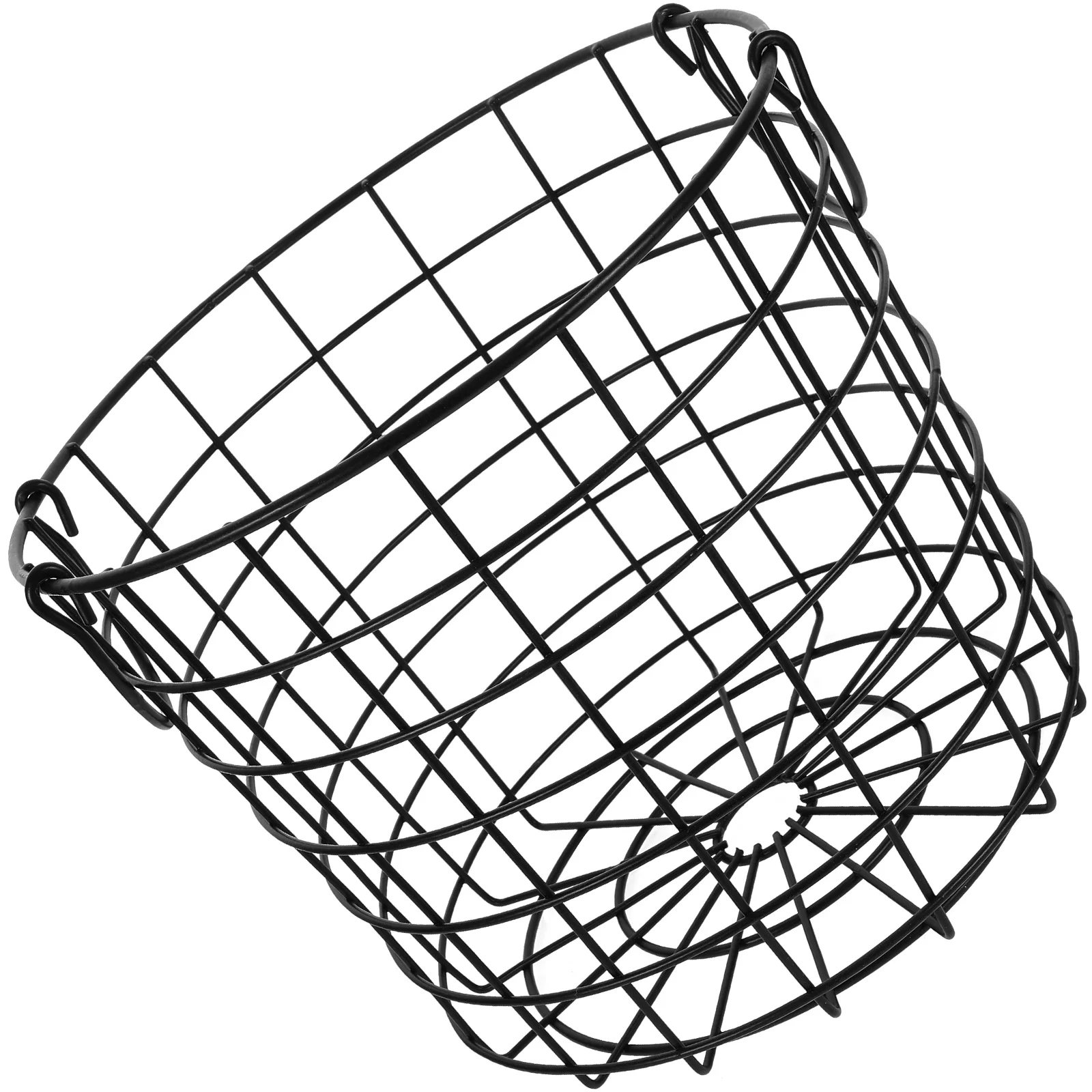 

Simple Iron Mesh Dirty Clothes Basket Laundry Baskets Woven Basket Reusable Storage Household