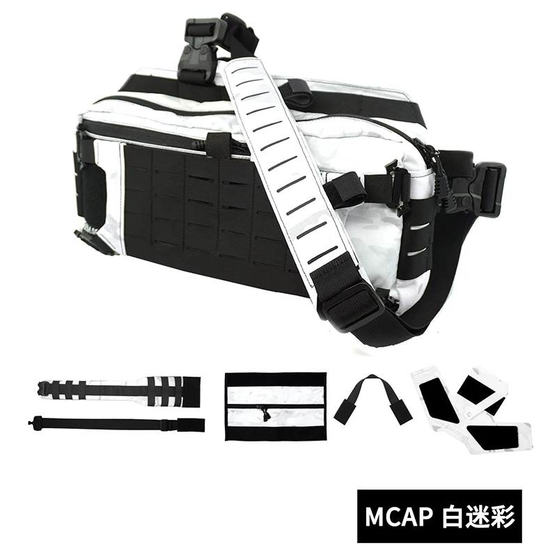 DM 421X Multi functional Shoulder Bag Top Matching Chest Hanging Shoulder Bag Combination