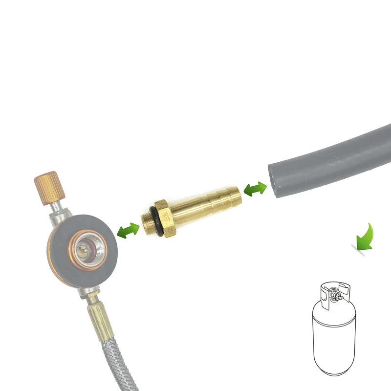 Accessori Per Valvole Di Commutazione Per Fornelli Da Campeggio Multiuso Per Esterni Connettore Per Bombole Di Gpl Adattatore Per Serbatoio Di Gas Per