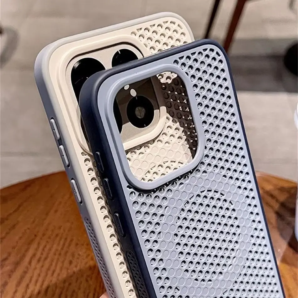Magnetic Honeycomb Heat Dissipation Case with Wireless Charging Compatibility