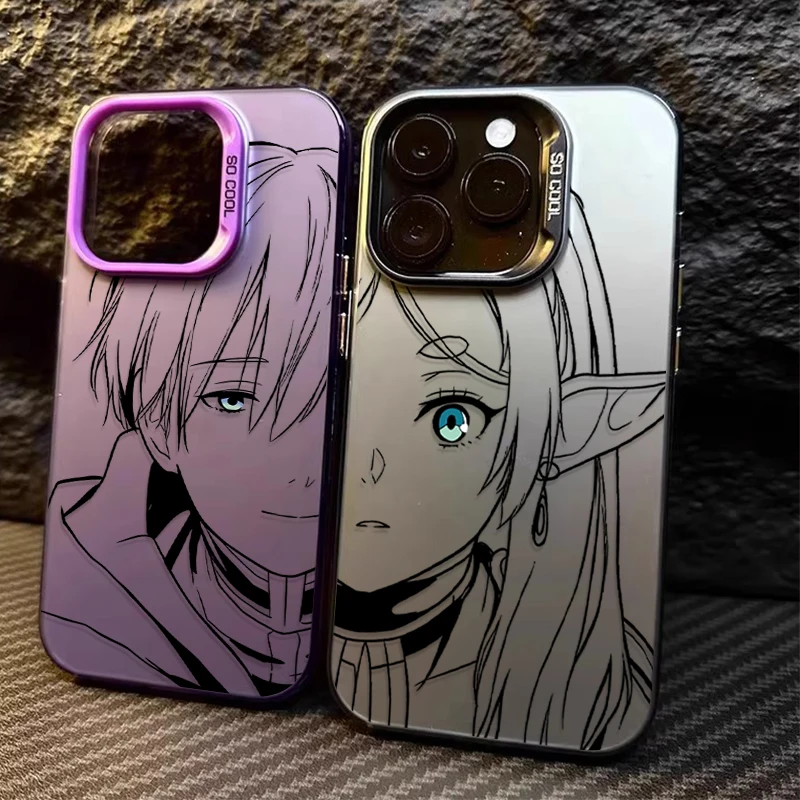 Freiren Minimalist Couple Line Art Phone Case