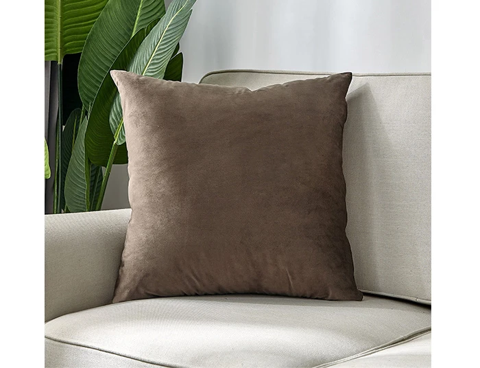 Description Picture 2 of itemVelvet Cushion Cover Coffee Soft Pillow Cover 45X45 Pillow Case for Living Room Sofa Nordic Home Decor Throw Pillow Cover