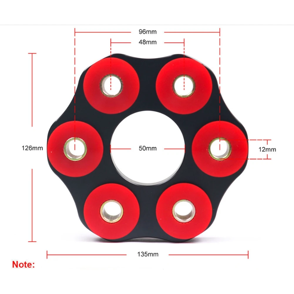 26117511454 for BMW E30 E36 E39 E46 EPPU15B Drive Shaft Flexible Disc 96mm/12mm Drive Shaft Connecting Disc Bracket