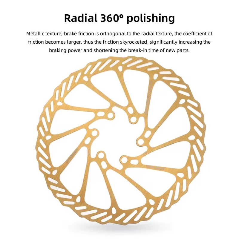 G3/HS1 160mm 180mm MTB Bike Bicycle Brake Rotor Gold Brake Disc