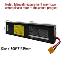 Batterie de ion de litio rechargeable 36V10S3P 100Ah 18650 2000W BMS intégré adecuada pour scooters électriques KUGOO S1,S2,S3 4