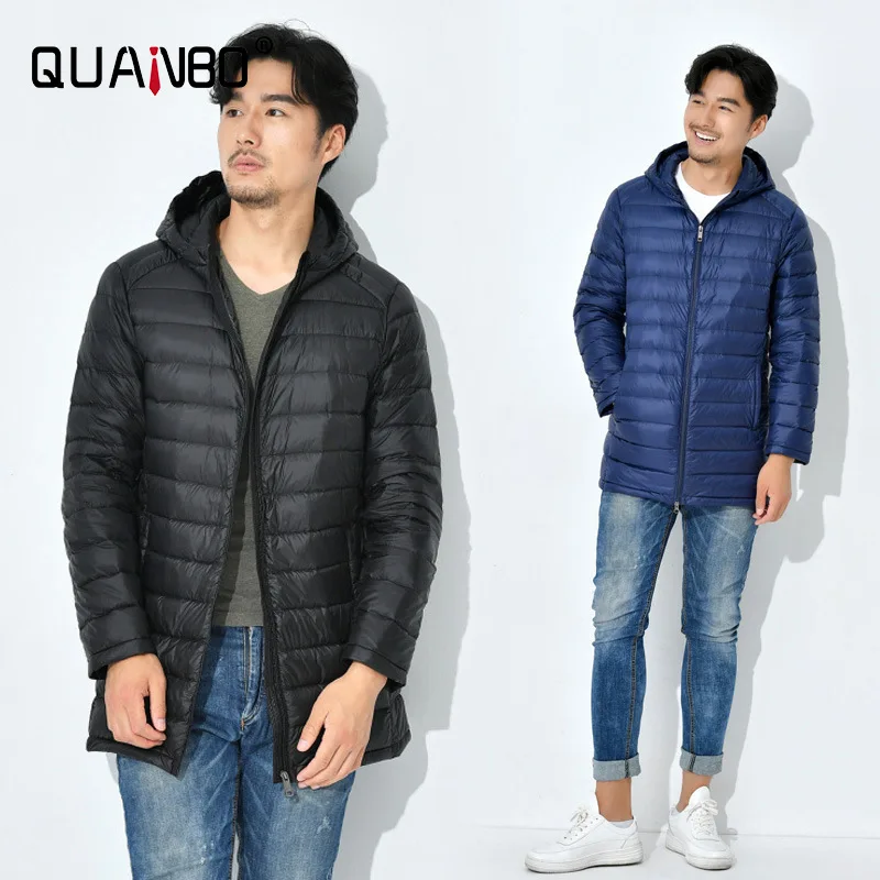Men's Long Down Jacket Puffer Coats 5XL 6XL 8XL 7XL Plus Size Casual Jackets Ultralight Packable Hooded down jacket,mens jacket