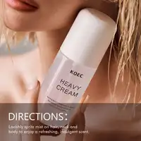 50ml KOEC Heavy Cream Fragrance Mist Perfume Moisturizing Refreshing Triple Notes Jasmine Vanilla Lemon Sugar Propylene Glycol 3