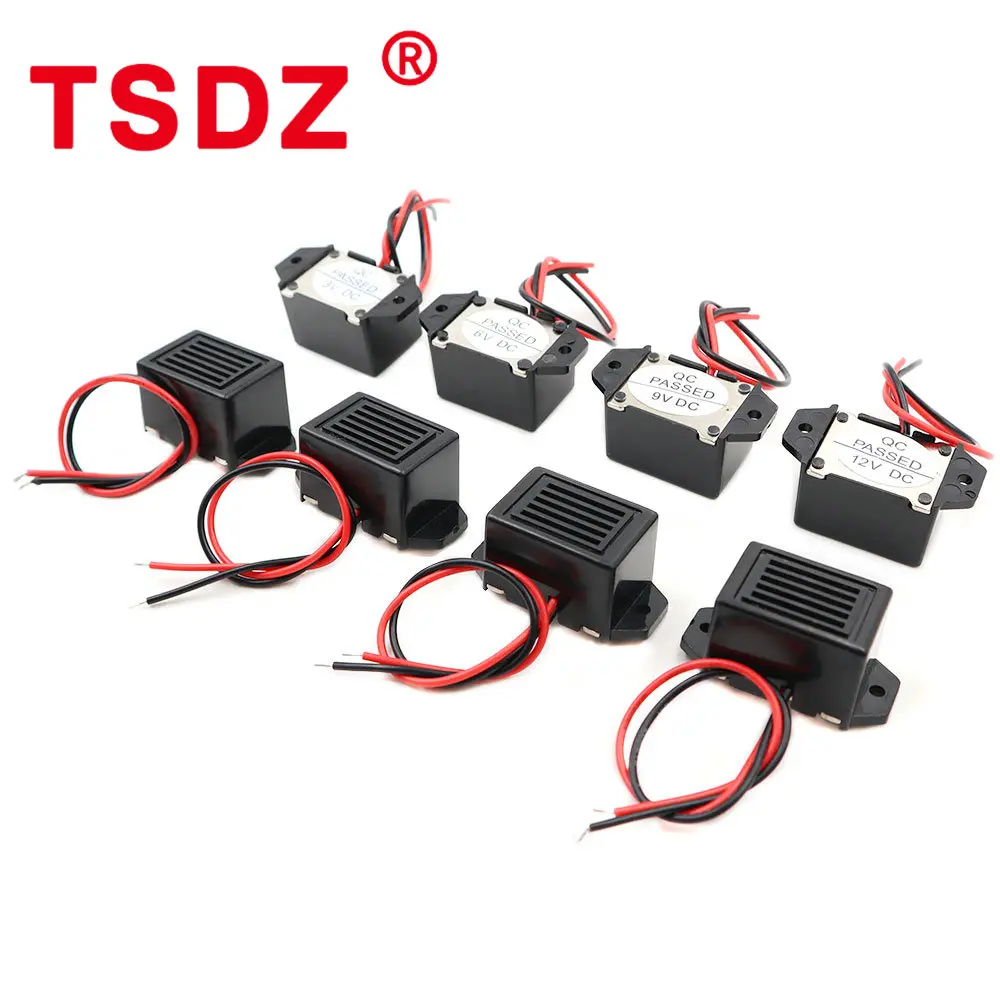 1pcs Alarm Buzzer 2315 DC 3V 6V 9V 12V 24V 90dB Mini Electronic Alarm Buzzer High Decibel Vibration Sound Line Length 10cm piezo buzzer electronic buzzer