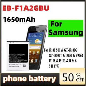 Batteria per telefono Samsung Galaxy S2 i9100 i9108 i9103 I777 i9105 i9100G i9188 i9050 B9062 Batteria per telefono EB-F1A2GBU 1650mAh