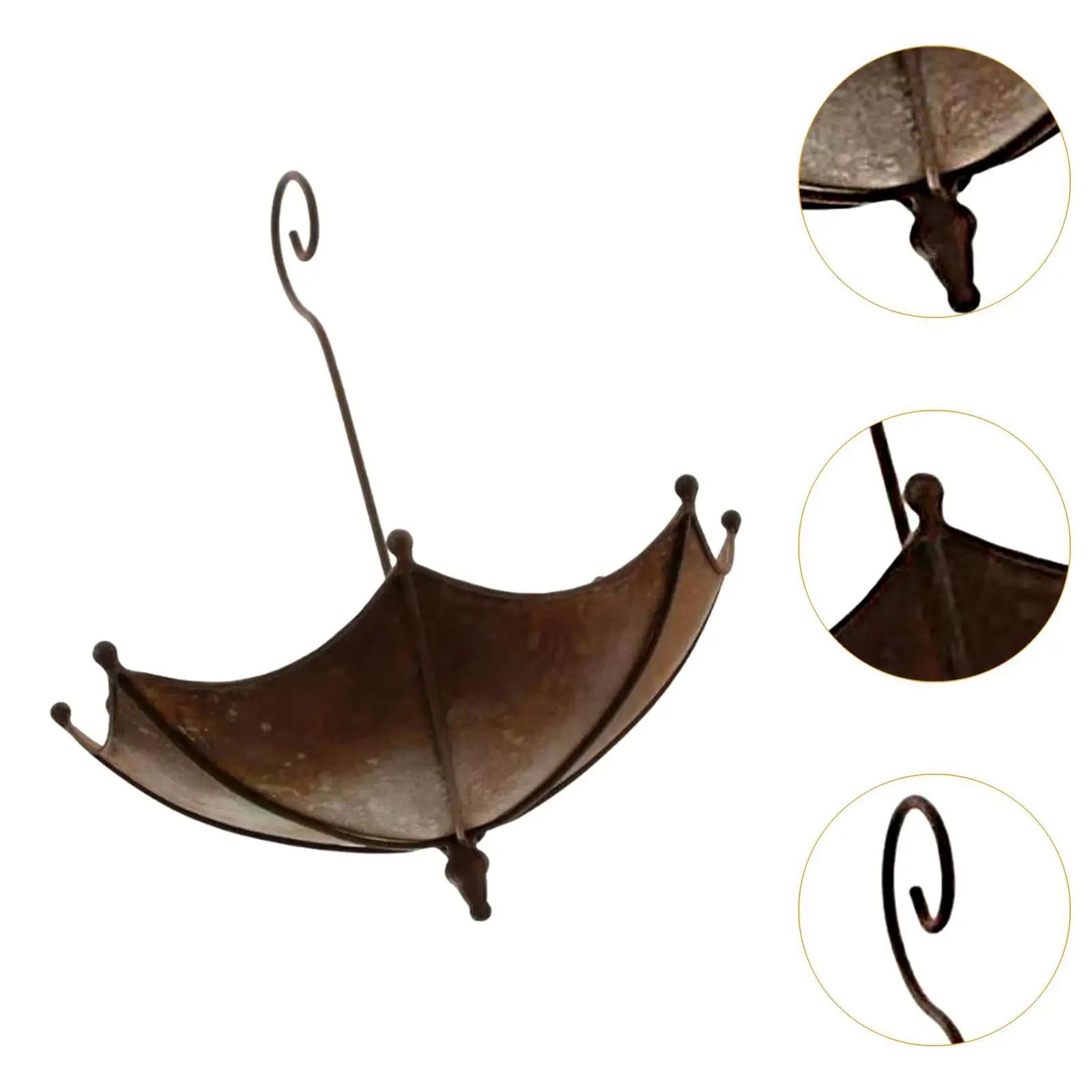 Hanging Bird Bath Rustic Birdfeeder Metal Bird Feeder for Lawn Tree Balcony Hanging Bird Bath Rustic Birdfeeder Metal Bird Feeder for Lawn Tree Balcony
