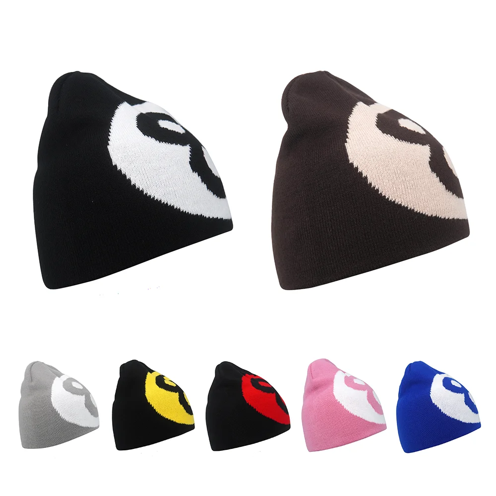 Knitted Beanie Y2K Letter Knitted Winter Autumn Beanie Cap Men Women Kanye Beanies Gorras Hombre Top Keep Warm Hat Ear Hats Wool Hip Hop
