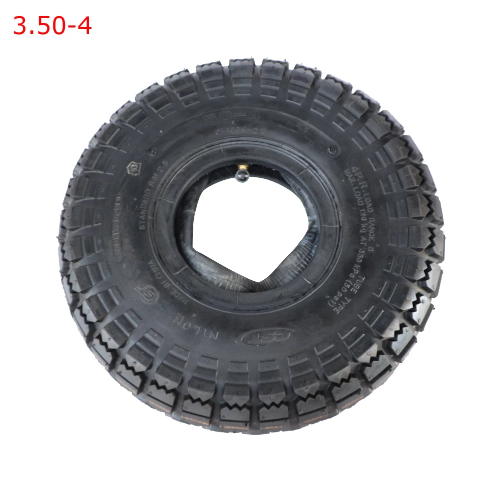 

High quality 4.10/3.50-4 Zhengxin tyre 410/ 350-4 electric scooter inner and outer