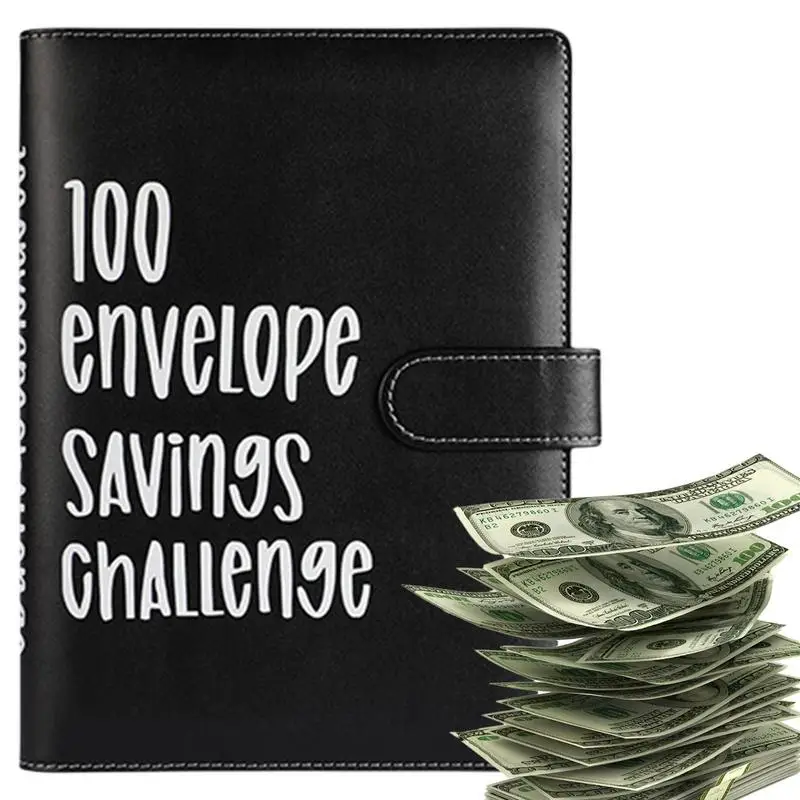 

100 Envelope Challenge Binder Budget Book With Cash Envelopes Budget Book And Planner Money Envelopes For Cash Budget Binder By