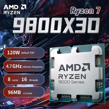 AMD Ryzen 7 9800X3D 8-Core 16-Thread 4NM 4.7Hz