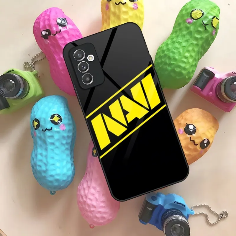 Фото Чехол Natus Vincere Navi для Samsung S30 S32 S20 S23 S21 S9 S8 S10E Note 20 10 Pro Ultra Plus, стеклянный чехол №5
