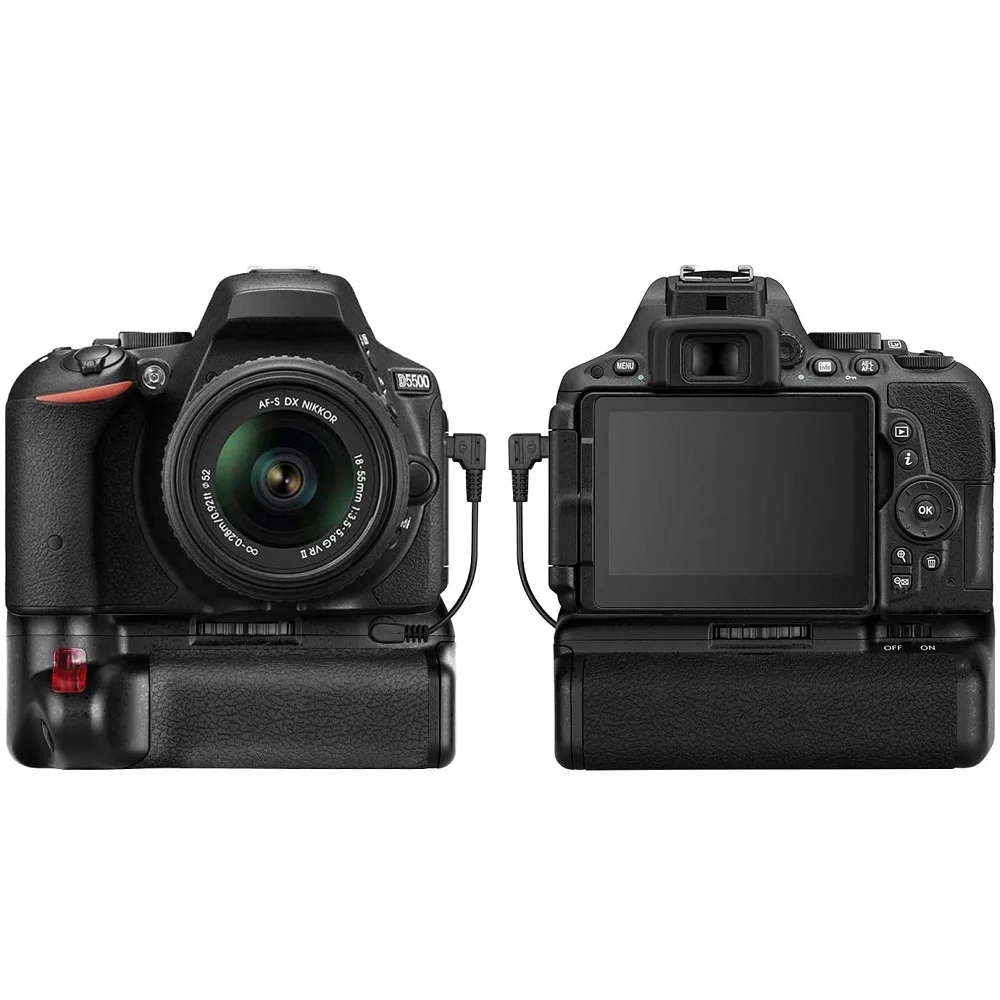 Mcoplus BG-D5500 / D5600 Vertical Battery Grip Holder for Nikon D5500 D5600 DSLR Camera as MB-D5500