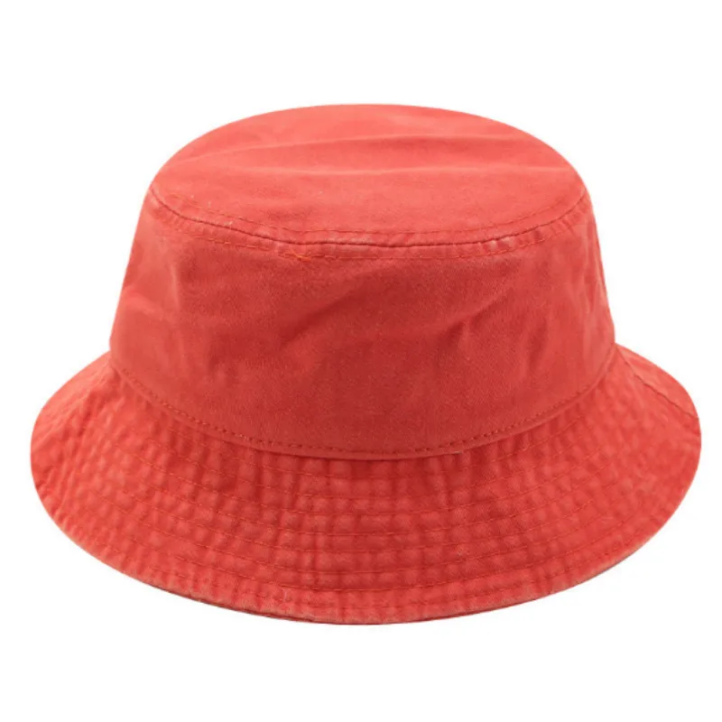 Vintage Washed Denim Bucket Hat Blank 