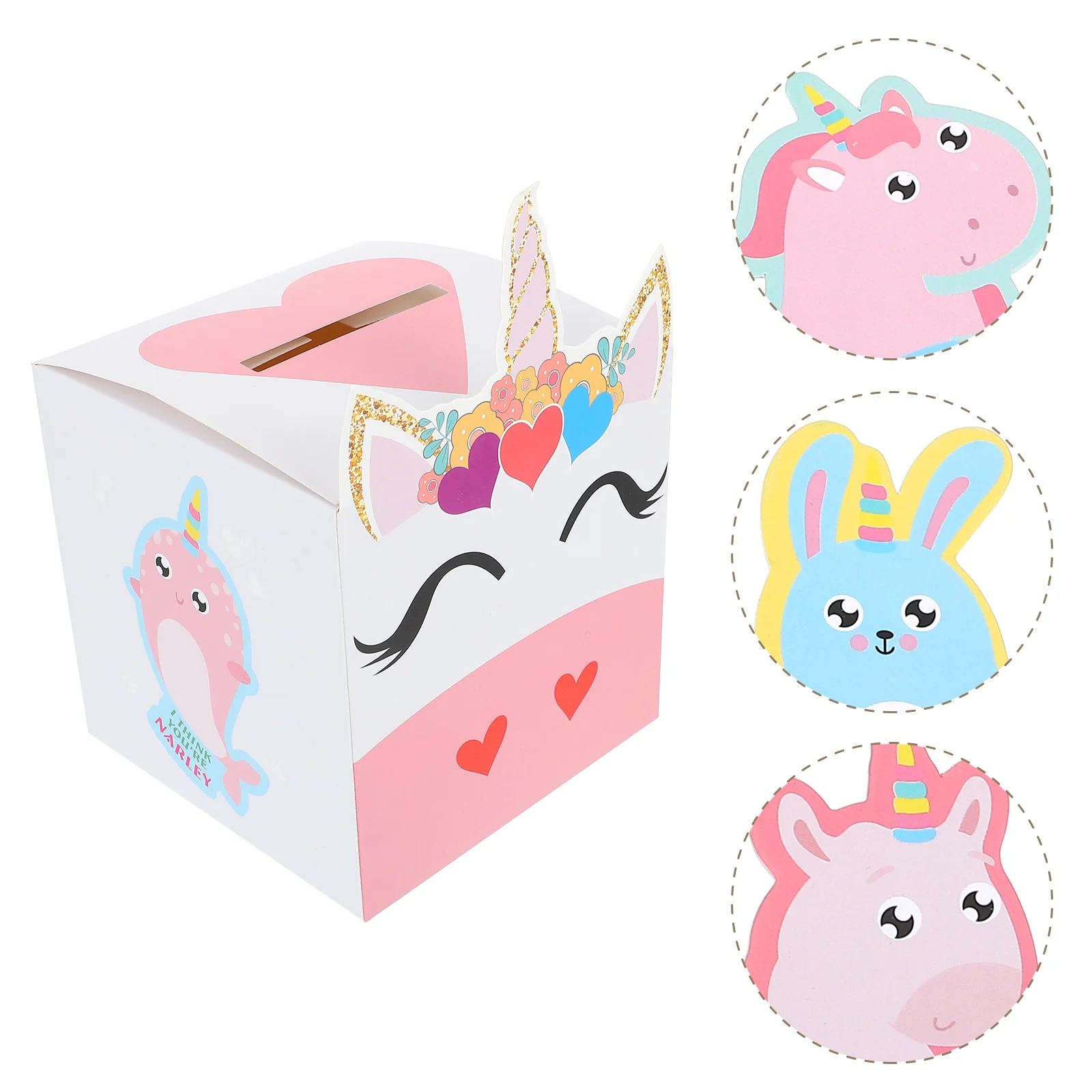 

Gifts Unicorn Greeting Card Exchange for Kids Classroom Cards Party Favor Valentine's Day Valentines