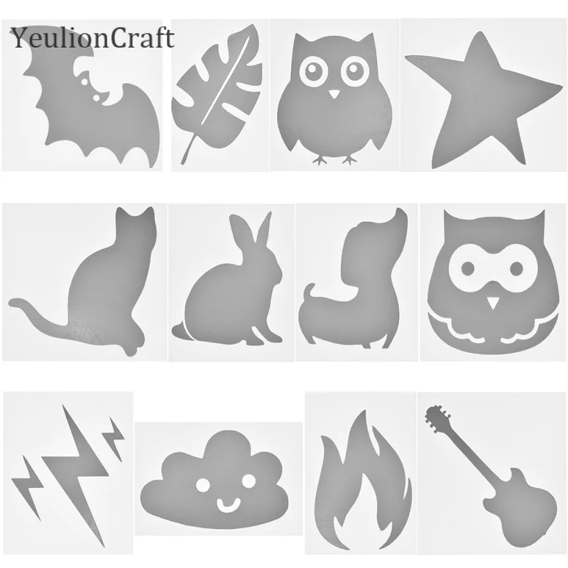 Cloud Fire Heat-transfer Reflective Tape Hot Stamping Foil Sticker Vinyl Film 10Pcs/lot DIY Iron On Fabric Clothing