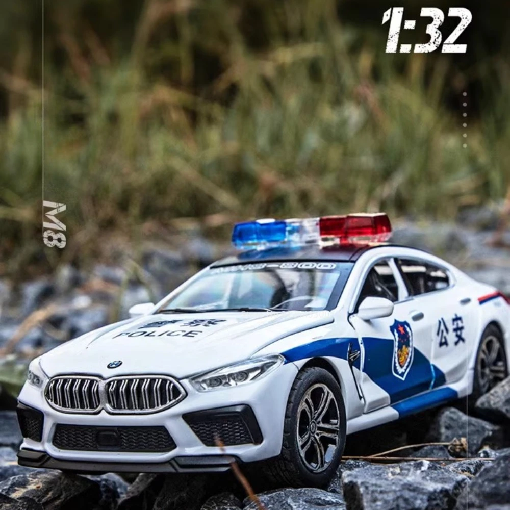 

Модель игрушечного автомобиля BWM M8 из сплава со звуком, коллекция игрушек для мальчиков, подарок на день рождения, 1/32