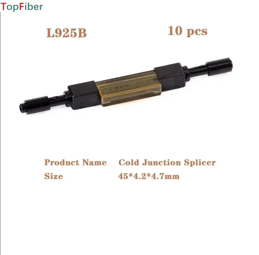 

Fiber Optic Connector 10pcs L925B Cold Junction Splicer FTTH Fiber Optic Mechanical Splice Fast Connector for Drop Cable