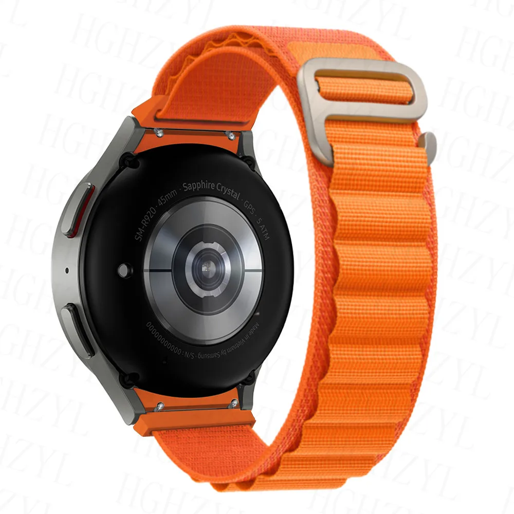 Alpine Loop Strap - Premium Sport Nylon Band, Color 2, 22mm