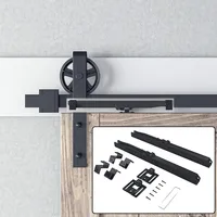 2pcs Soft Close Mechanism For Damper Sliding Barn Door Hardware Hanging Rail Track Kit Buffer Damper Track Without Punching 2