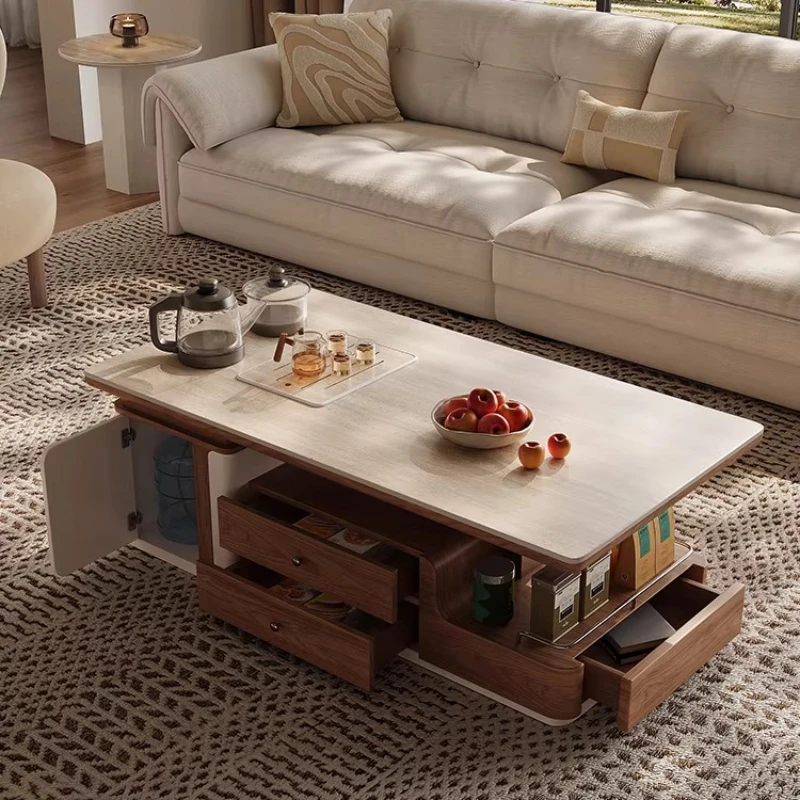 Rectangular Storage Coffee Table 6