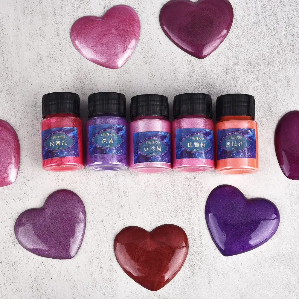 Sa6d8b9fbd6b7470390e14d3b6302c569s 10ml Resin Pigment Filler Pearlescent Powder Coloring Dye DIY UV Epoxy Resin Jewelry Making Crafts Tools Nail Art Decoration Mallzona