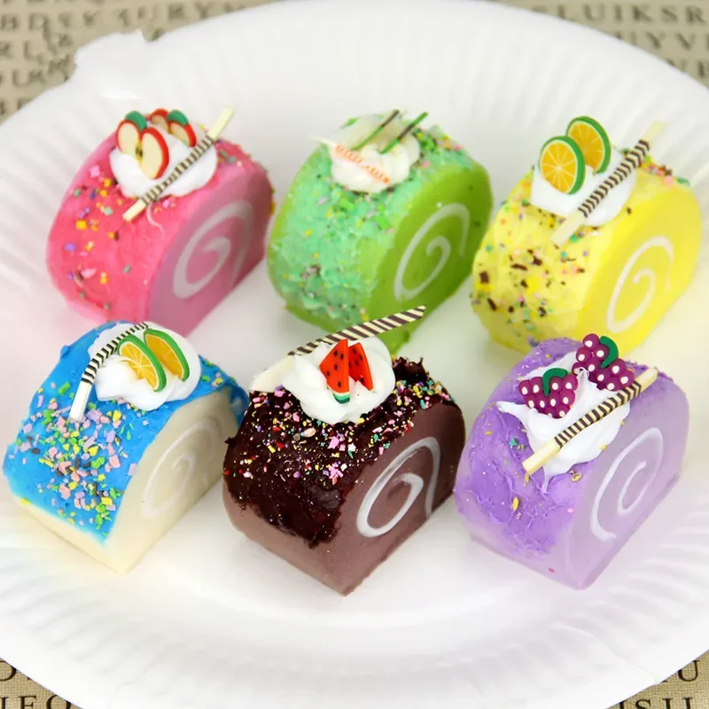 Food Model Food Photography Props Kitchen Food Toys Fake Food Prank Toys Artificial Fruit Cakes Dessert Fake Food Decorations Photography Food Simulation Cake Model Tea Home Decoration Kitchen Display