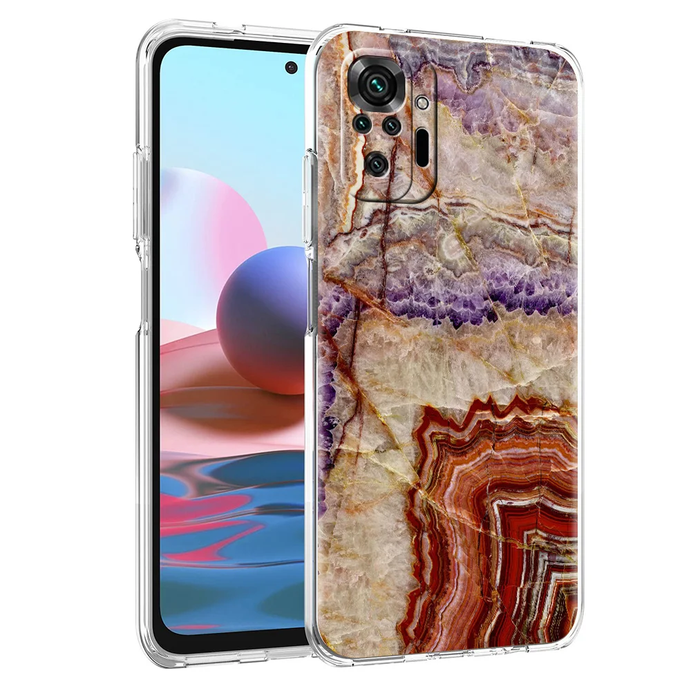 Marble Stone Soft TPU Phone Case - Elegant Design