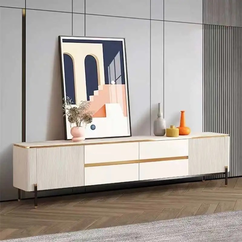 High Quality Wooden Living Room Luxury Tv Cabinet Home Furniture Storage Decoration Modern Design Wood Tv Stand