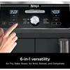 Ninja DZ401 Foodi 10 Quart 6-in-1 DualZone XL 2-Basket Air Fryer w 2 Independent Frying Baskets, Match Cook & Smart Finish, Grey 6