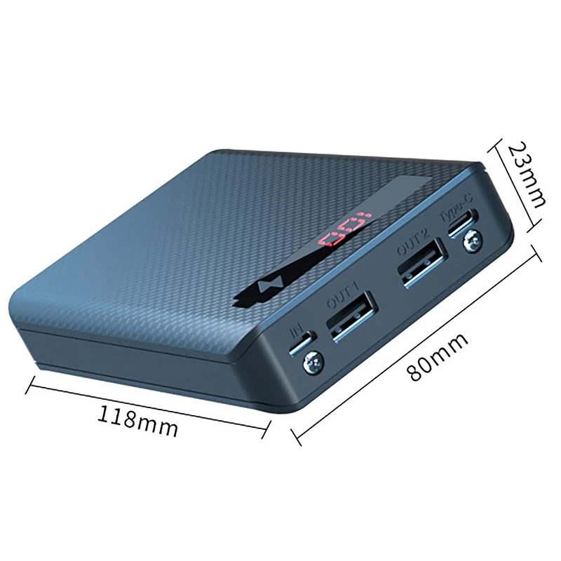Detachable Soldering-free Battery Pack Can Hold 5x18650 Batteries Power Bank Case DIY Mobile Power Shell Kit