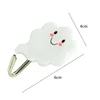 3Pcs/Set Cloud Shape Self Adhesive Key Hanging Hook/ Multifunction Wall Mounted Clothes Towel Door Hook/ Kids Room Hanger 6