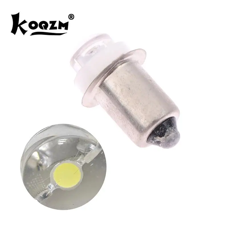 

V-shaped Notch LED For Focus Flashlight Replacement Bulb P13.5S PR2 1W Led Torch Work Light Lamp DC 2.2-2.5V White