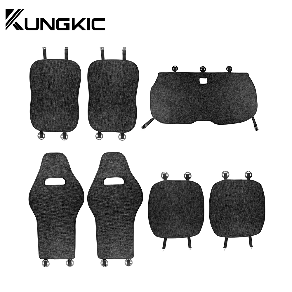 Car Seat Cushion For BYD Dolphin Mini Seagull-Breathable Linen Four Seasons Car Seat Cushion Protect Mat Seat Pad Accessories