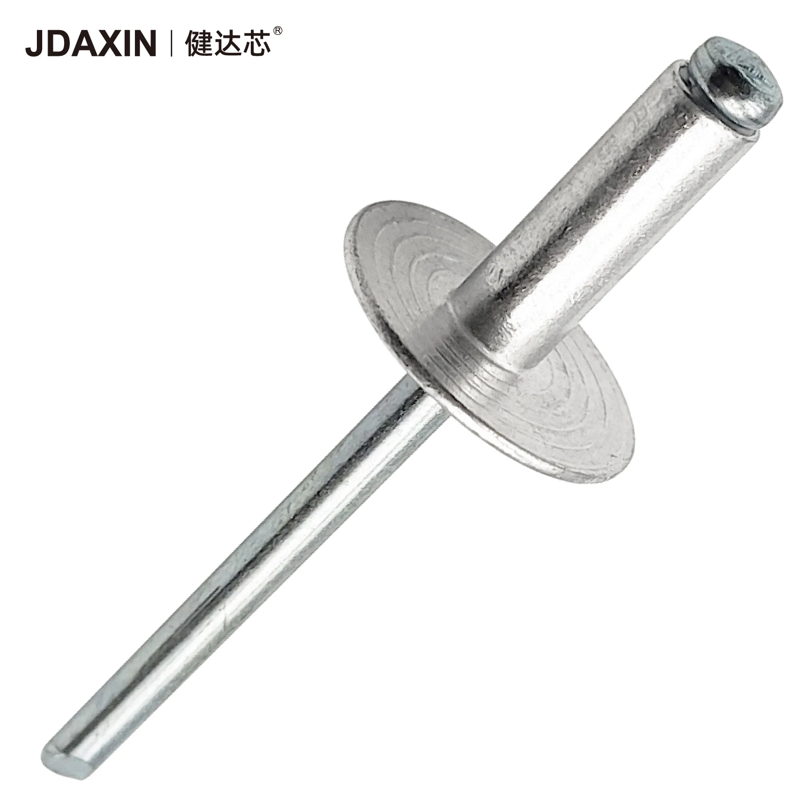30/50Pcs Large Flange Head Blind Rivets Aluminum Large Cap Open End Split Pull Decoration Nail Pop Rivets Fastener Home Hardware rivets and fasteners rivets and screws