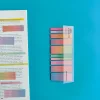 200 Sheets Stickers Transparent Sticky Notebook Pads Notepads Clear Bookmark Read Book Stationery School Supplie 5