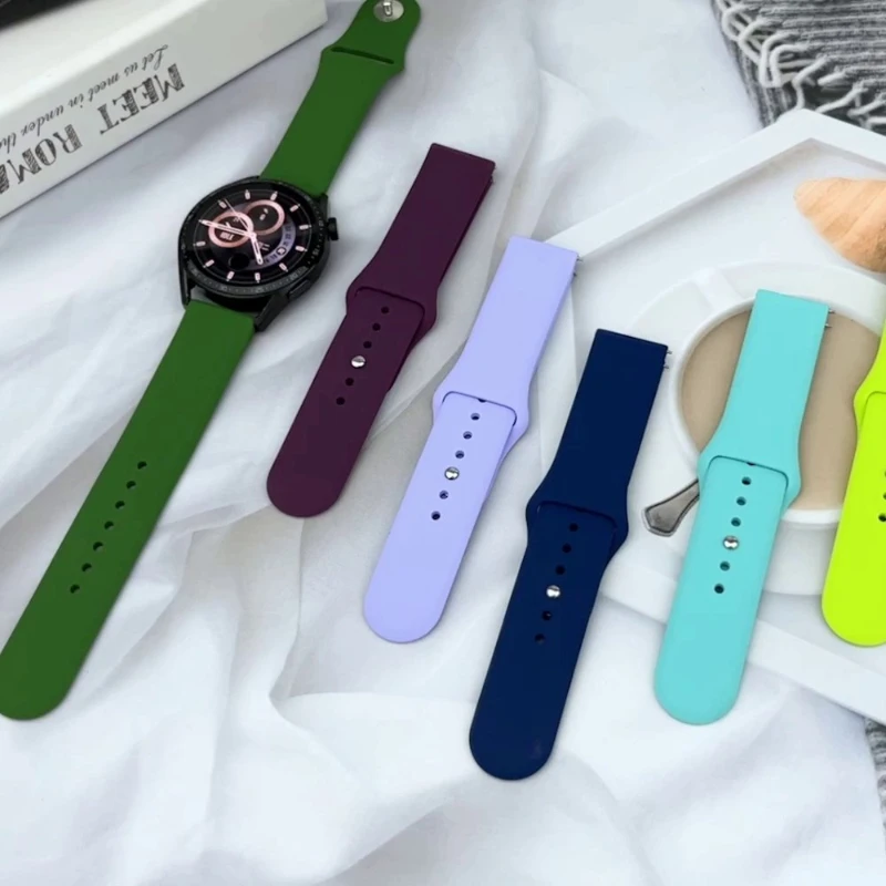 Silicone Sport Strap Wristband Bracelet for Smartwatch Accessories
