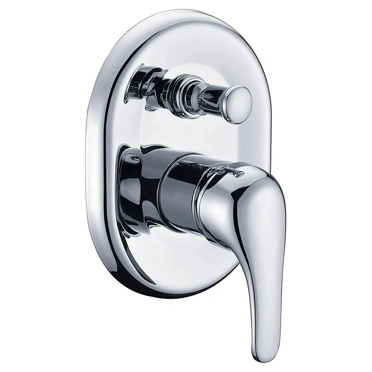 Bathroom accessory in-wall two way shower mixing diverter valve concealed  faucet