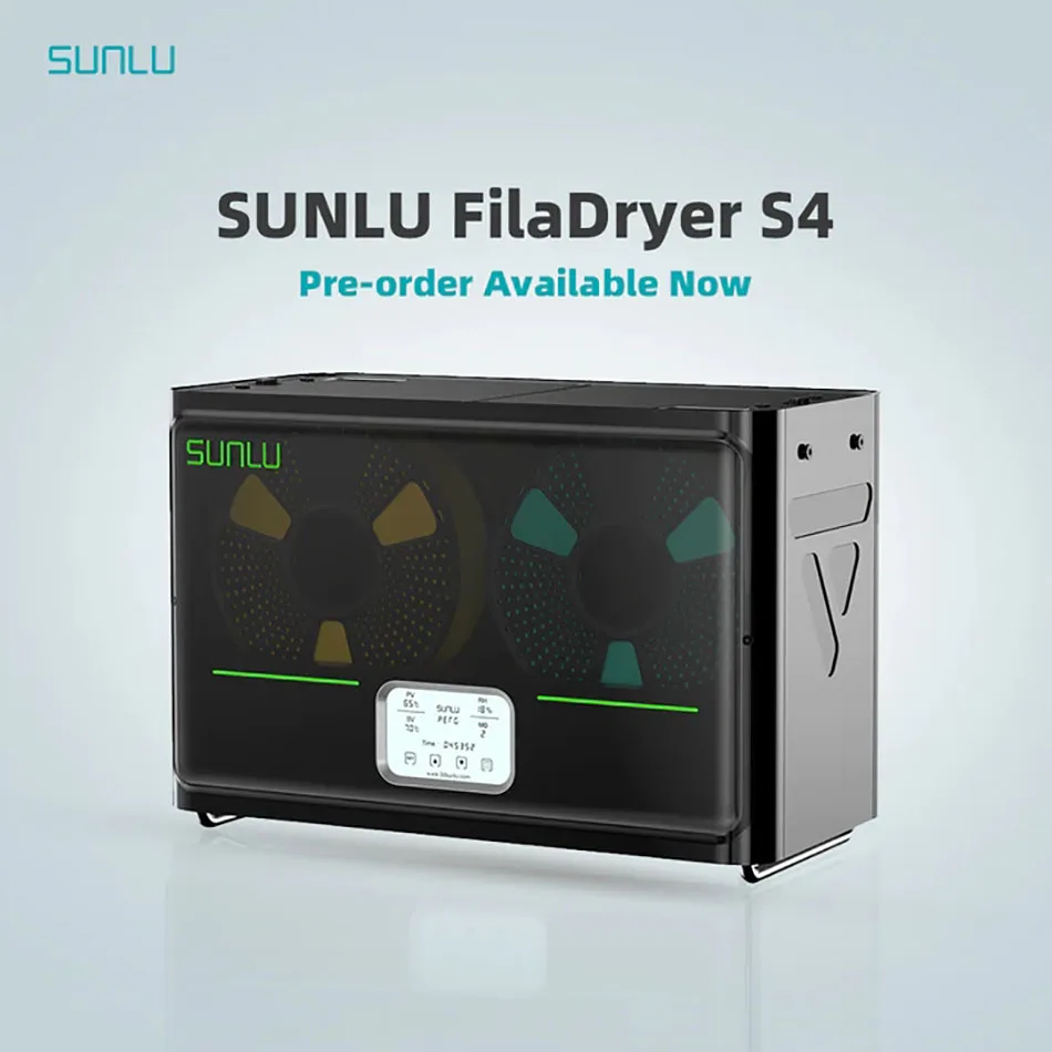 

SUNLU Filament Drying Box S4 Storage Fast Balancing Dryer FDM 3D Consumables Accessories Parts Filament Printing Partner