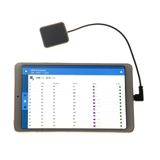 Dual-mode NMEA USB Type C GPS Receiver Type C GPS GLONASS Module for Android Tablet UBX M8030 Chipset 6