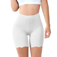 Summer Thin Ice Silk Bottom Pants Women S Three Point Leggings High Waist Butt Lift Yoga.jpg