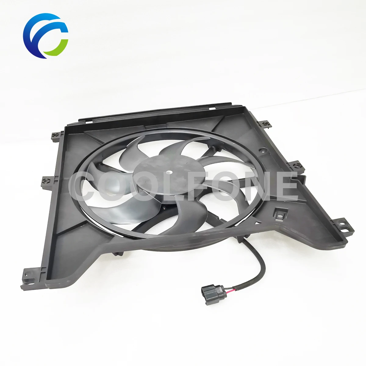 Electric Cooling Radiator Fan Assembly For SSANGYONG KYRON ACTYON 2.7 2.3 2.0 2132009051 2132009052 21020-09124 2326506401 electric fan car fan